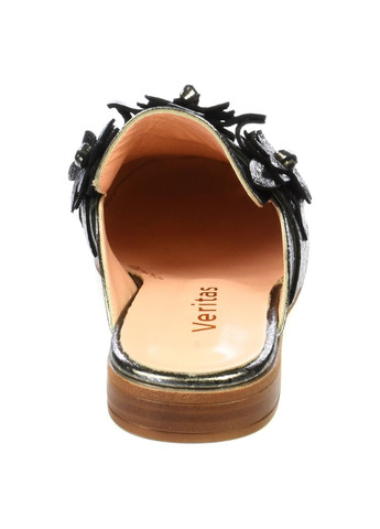 Бронзовые мюлі Veritas на низком каблуке