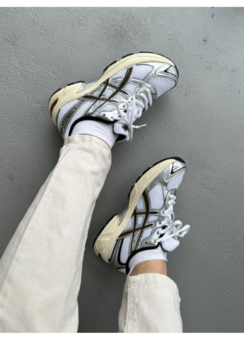 КРОСІВКИ ЖІНОЧІ ASICS GEL-1130 WHITE / SILVER / BROWN АСІКС ГЕЛЬ 1130 No Brand білі демісезони (367167973)