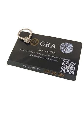 Серебряное кольцо с муассанитом 1,2 ct. 7 мм 17 размер, Сертификат (219158569) Shatlen Каблучка (338624550)