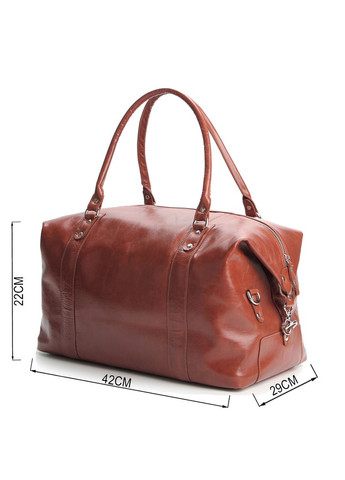 Сумка дорожня SHVIGEL руда з натуральної шкіри (sku_00882) No Brand (327820213)