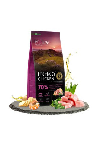 Сухий корм для собак 12 кг (8595602570058) Profine Chicken and Potatoes для активних собак всіх порід (369882683)