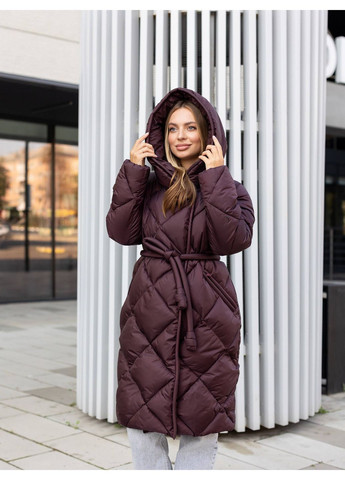 Бордовый зимний Пуховик Geran