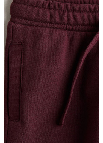Бордовые спортивные, повседневный демисезонные прямые брюки H&M
