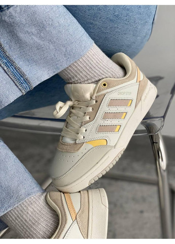 Чорні Осінні кросівки чоловічі adidas drop step beige адідас дроп степ No Brand