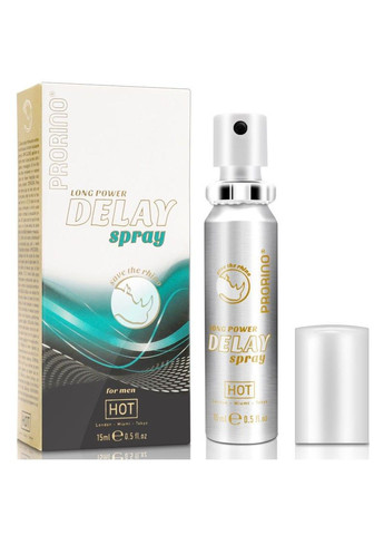 Продлевающий и эрекционный спрей для мужчин Prorino long power Delay Spray, 15 мл Hot (291120493)