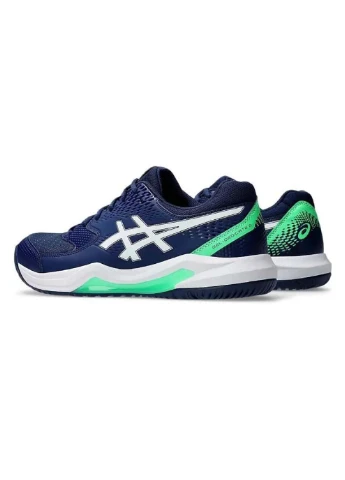 Комбіновані чоловічі кросівки gel-dedicate 8 all court navy/white демісезон Asics