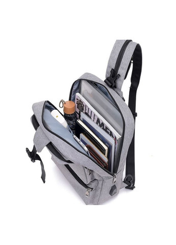 Міський рюкзак жіночий з USB-зарядкою Синій Dxyizu (297707734)