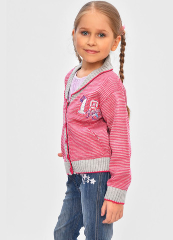 Кофта дитяча для дівчинки сіро-рожевого кольору Let's Shop (330223400)