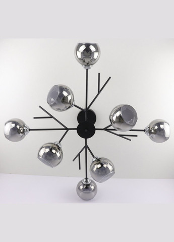 Люстра потолочная на 8 лампочек 25023 Черный 34х85х85 см. Sunnysky (364494582)