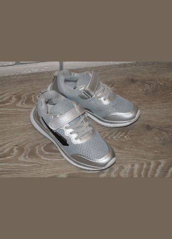 Серебряные демисезонные кроссовки демисезонные для девочки серебристые Jong Golf
