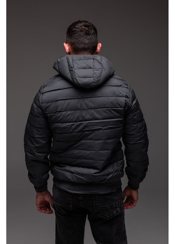 Серая демисезонная утепленная серая мужская куртка осень/весна No Brand