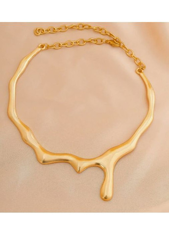 Стильное чокер колье "Текущий металл" No Brand (362376670)