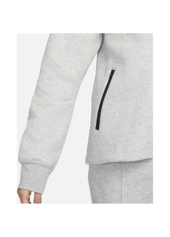 Толстовка жіноча NS TCH FLC WR FZ HD сіра FB8338-063 Nike TECH FLEECE WINDRUNNER (397841392)