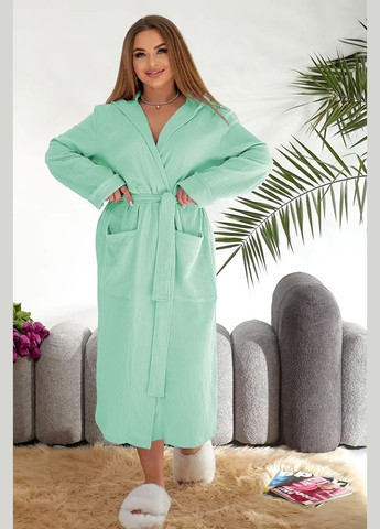 Халат длинный женский муслиновый, батал, 100% коттон No Brand халат (322773957)