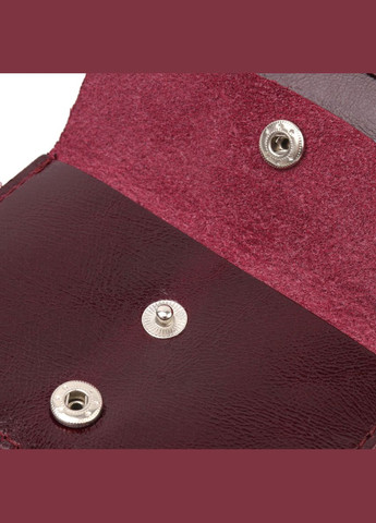 Жіноче глянсове шкіряне портмоне 16609 Вишневий Shvigel (298569574)