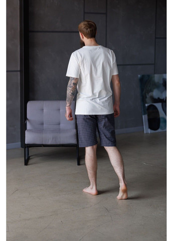 Шорты мужские в клетку для дома HOMELY графит Handy Wear (337715538)