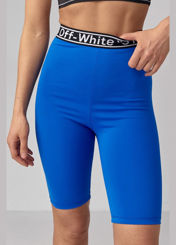 Велосипедні жіночі шорти з високою талією Lurex (291762030)