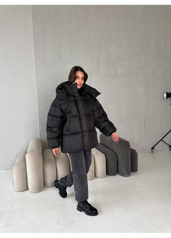 Черный зимний Пуховик Vakko