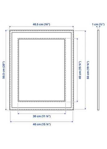 Рамка ІКЕА LOMVIKEN 40х50 см (70286768) IKEA (278408254)