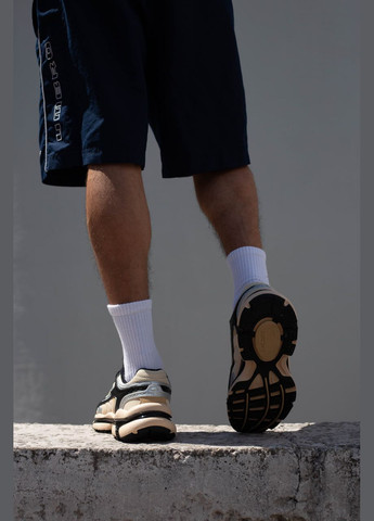 Бежевые демисезонные мужские кроссовки лакоста l003 2k24 бежевые с черным. No Brand