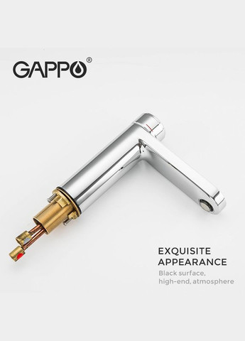 Смеситель для умывальника G1095-1, хром GAPPO (316089050)