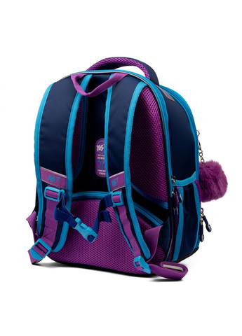 Шкільний рюкзак, каркасний, два відділення, бічні кишені, розмір: 35*28*15 см, синій Origami Doves Yes (266911799)