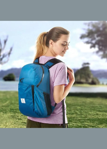 Рюкзак компактный Ultralight NH17A017-B 22 л, синий Naturehike (353504905)