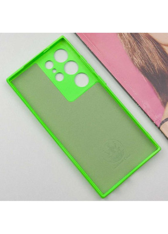 Чехол Silicone Cover Full Camera для Samsung Galaxy S24 Ultra Neon Green Lakshmi (355874285)