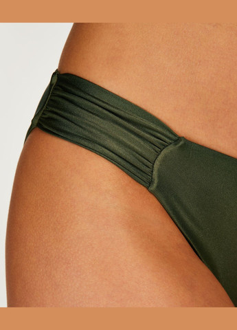 Оливковый (хаки) летний купальник (лиф, трусики) Hunkemoller