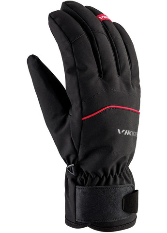Рукавички гірськолижні Solven чоловічі чорно/червоні - 110/23/7558 - 8 Viking (369156912)