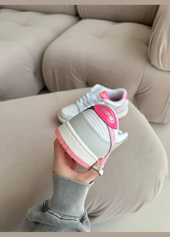 Цветные всесезонные кроссовки Vakko Nike SB Dunk Pink Puck