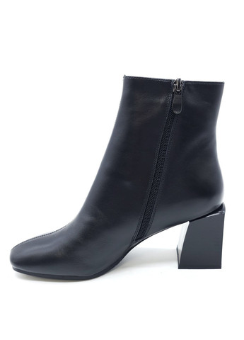 Осенние женские ботинки черные кожаные al-14-6 24,5 см (р) Anna Lucci