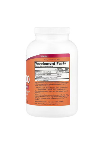 C-1000 - 500 vcaps Now Foods (369396988)