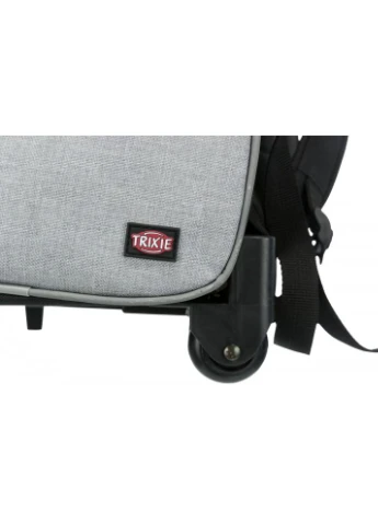 Переноска-рюкзак для собак Trolley на колесах черная/серая 32 x 45 x 25 см Trixie (395729425)