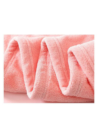 Детское полотенце - уголок с капюшоном микрофибра 140*70 см. No Brand розовый