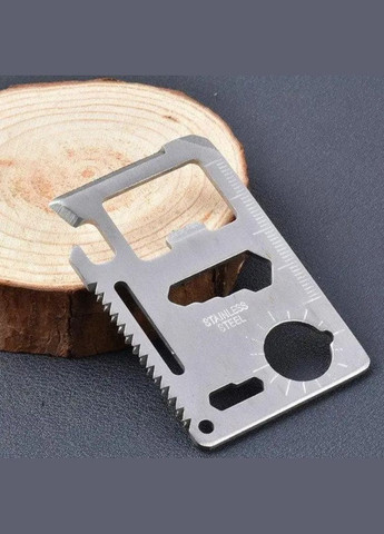 Універсальний мультитул кредитка з нержавіючої сталі (2104618610) No Brand (345562777)