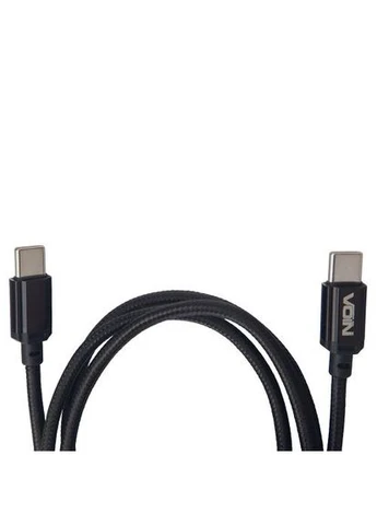Кабель CC-1502C Type C - Type C 60W 1m, Black (быстрая зарядка/передача данных) VOIN (393559676)