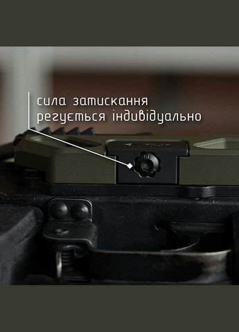 Ris боковой кронштейн быстросъемный для АКМ/АК-74 (2U073) Крук (329740421)