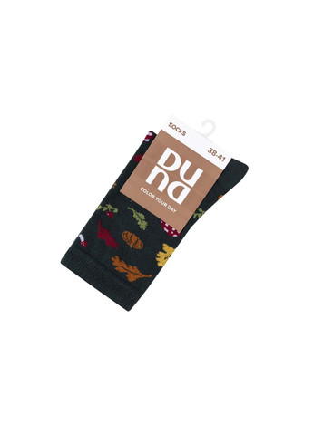 Темно-зелёные набор (5 шт.) универсальных носков Duna (305837101)