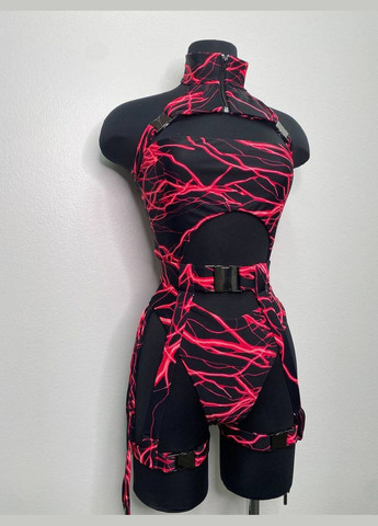 Червоний літній жіночий червоний купальник No Brand