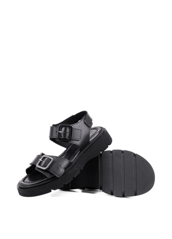 женские сандалии 602-837-m5-d черная кожа Attizzare