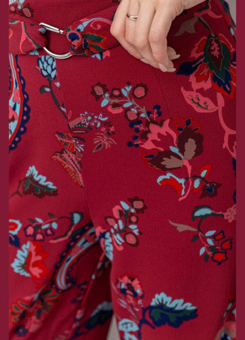 Штани жіночі вільного крою, колір бордовий, Ager (282823678)