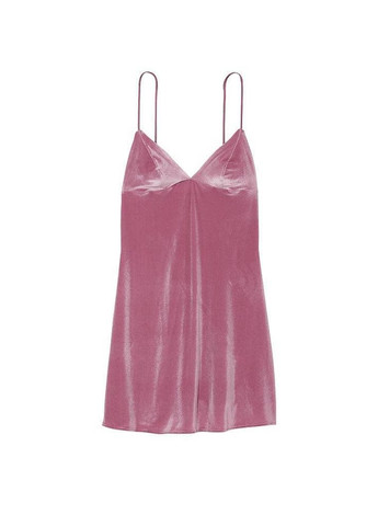 Ночная рубашка Velvet Slip Dress велюровая XS розовая Victoria's Secret (282964709)