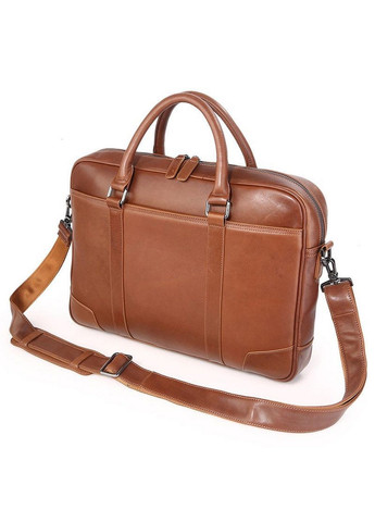 Чоловіча шкіряна сумка 42х7х29 см John McDee (315873477)