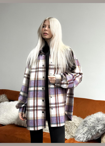 Стильна оверсайз сорочка клітинка Vakko (323687960)