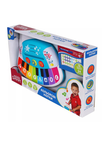 Іграшка музична Піаніно Кольорові нотки (4514T-KS) KIDDI SMART (364488024)