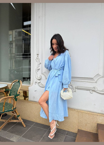 Жіночий блакитний костюм No Brand (335076355)