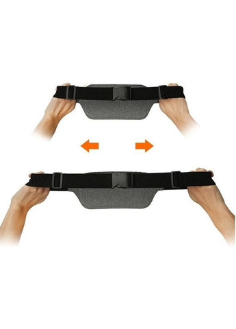 Сумка на пояс для бега CWa Водонепроницаемая 19х10 см Черная (LR050589) No Brand (329443985)