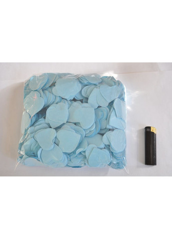 Сердечки блакитні паперові No Brand (368969819)