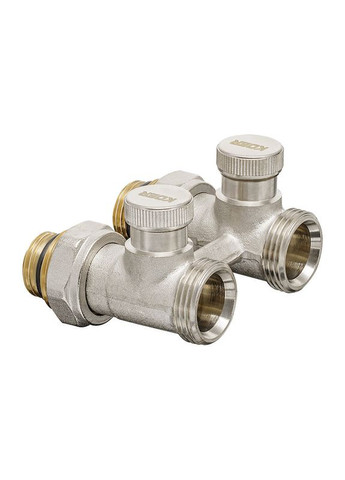 Комплект для нижньої підкл. радіатора SET-22 - 1/2"x3/4" (прямий) з термоголовкою ЗЗ (KR3174) KOER (315701889)